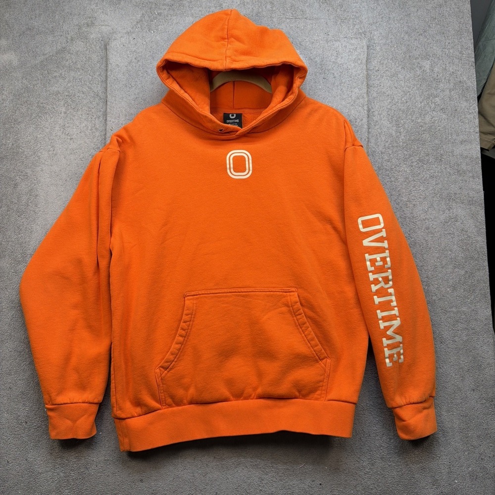 Overtime Hoodie Ohio State Buckeyes Orange Graphic‎ Pullover M